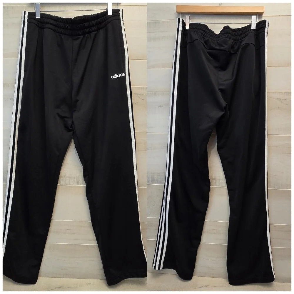 {XL} Adidas Men's Three Stripe Life Track Pant ***MISSING DRAWSTRING***